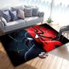 1 peça Tapete de Área do Homem-Aranha da Marvel, Tapete de Chão Antiderrapante, Design de Personagem de Desenho Animado, Veludo Macio, Decoração de Quarto, Lavável