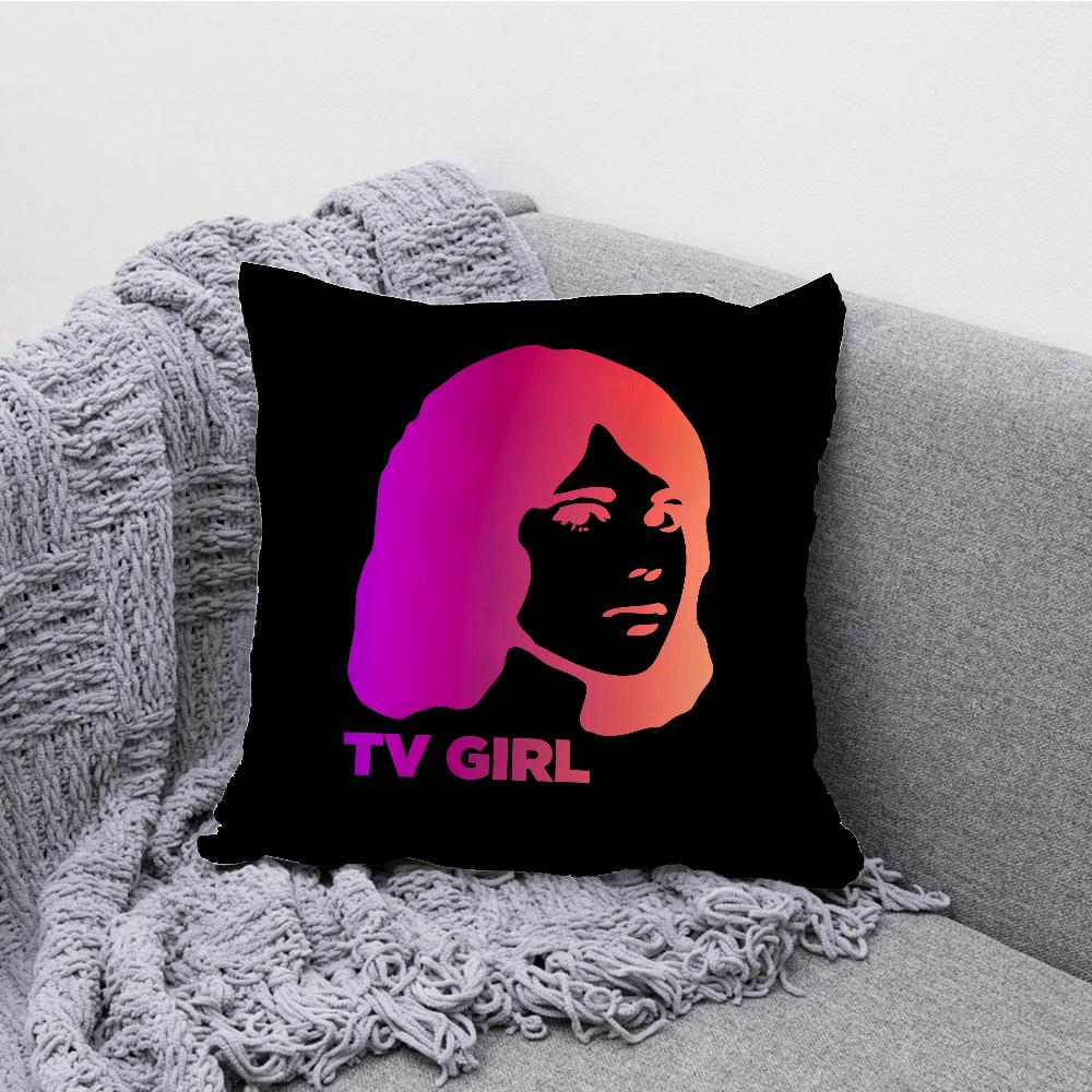 Band Tv -GGirl Album Pillow Case Soft Cushion Cases for Farmhouse Sofa Decor Home Decorations and Protector Pillow Case
