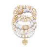 Bohemian Crystal Heart Multilayer Bracelets For Women With Charm And Gift Choice