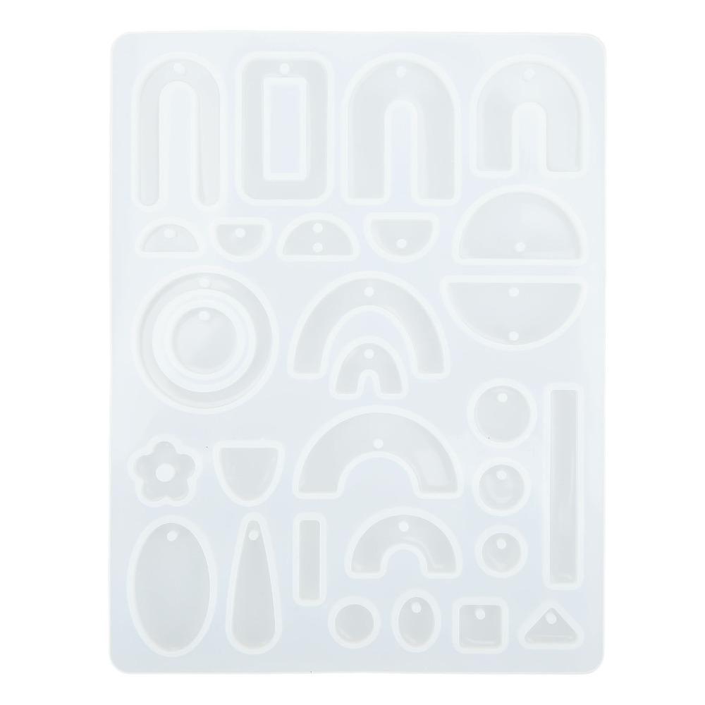 Elastic Silicone Earring Mould Reusable DIY Jewelry Mould Reusable Resin Mould DIY Jewelry Making