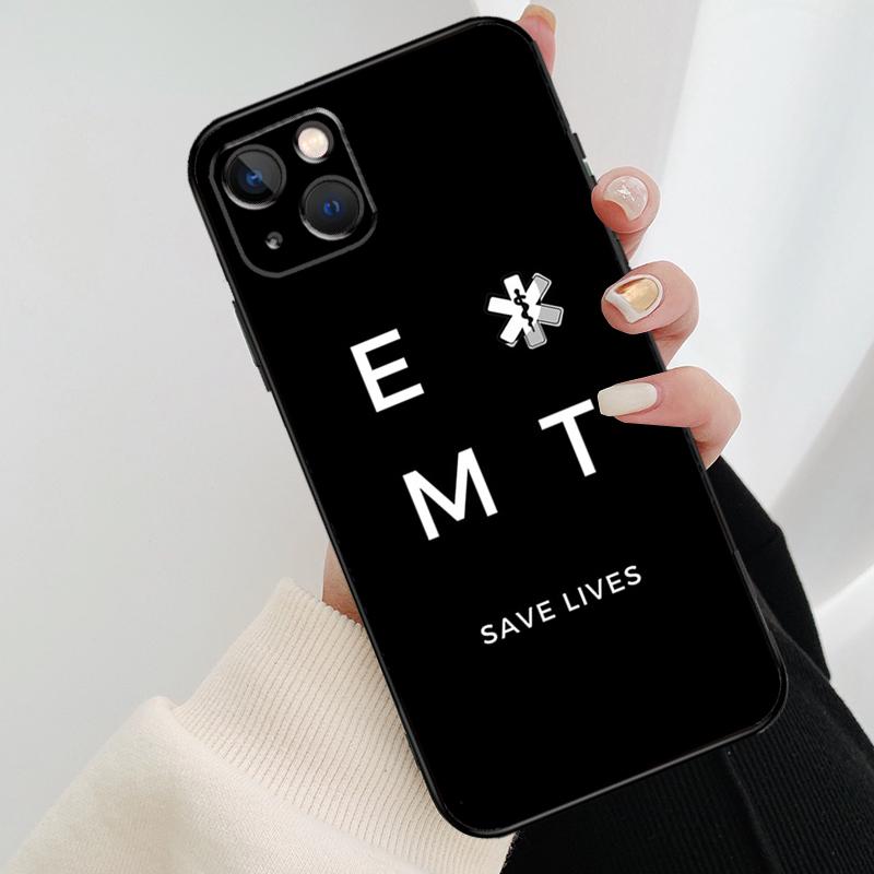 EMT EMS Medical Phone Case For iPhone 17 Pro Max 14 13 12 11 15 16 Pro Max mini 16 15 Plus 16e 17 Air Cover