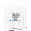 Soft Elephant Plush Bell Rattles Animal Handbells Rattles Plush Infant Baby Development Handle Toys Baby Toy for Newborn Gifts