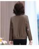 2025 Spring Women's Stylish Slim-Fit PU Leather Jacket - Fashionable Mom's Outerwear for 30s & 40s