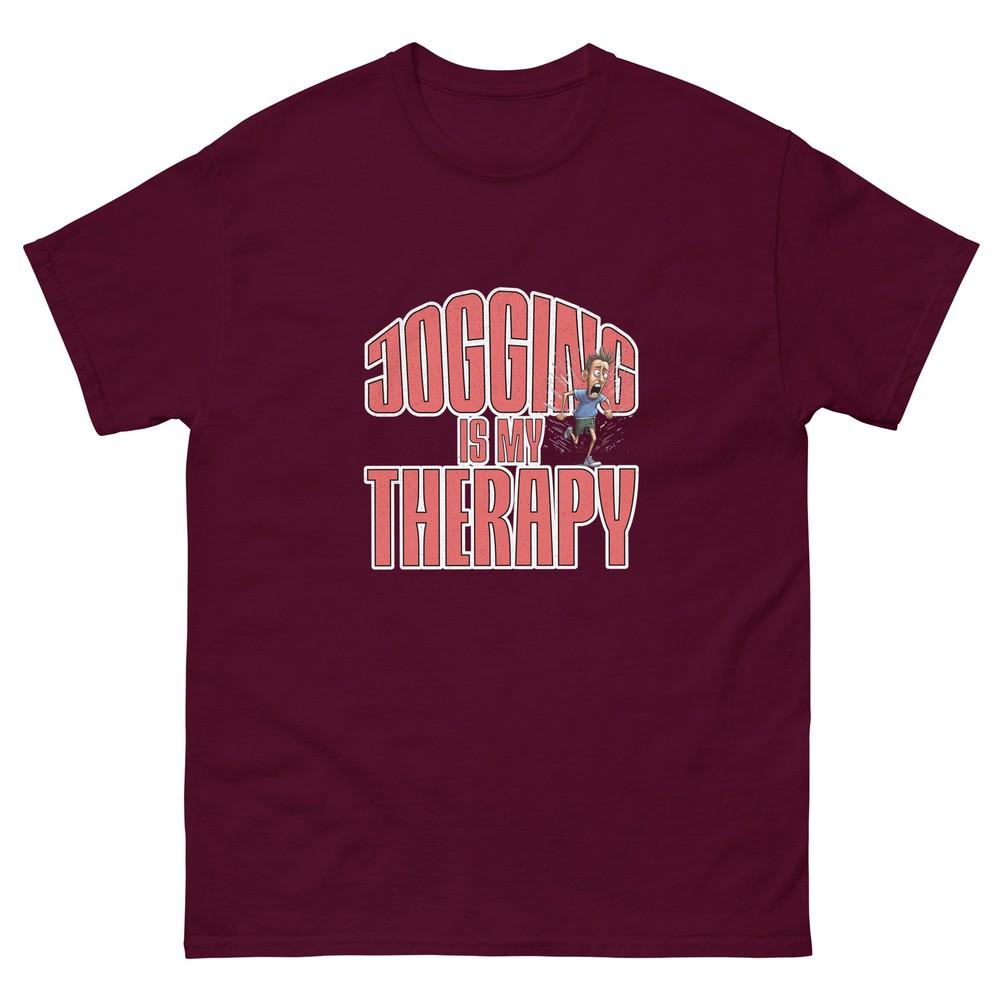 

Jogging is my Therapy Run Away Stress T-Shirt XL