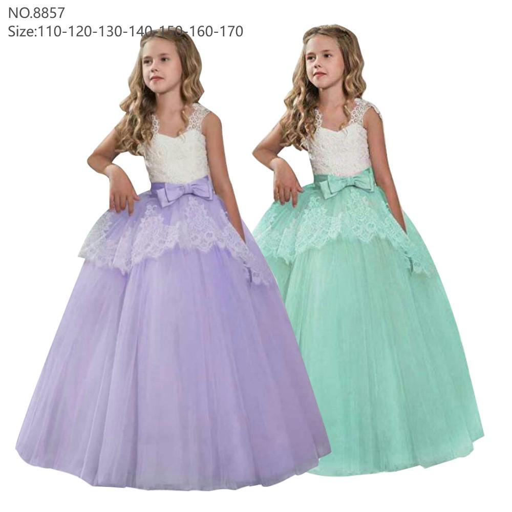 Hot Selling Girls' Formal Flower Girl Dresses - Puffy Tulle Skirts & Long Princess Wedding Gowns