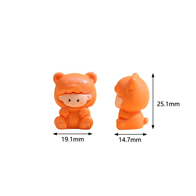 Kreative Cartoon Kleiner Bär Puppe Kleine Figur Handwerk Mikro Kleine Ornament Miniaturen DIY Heimdekorationszubehör Geschenke
