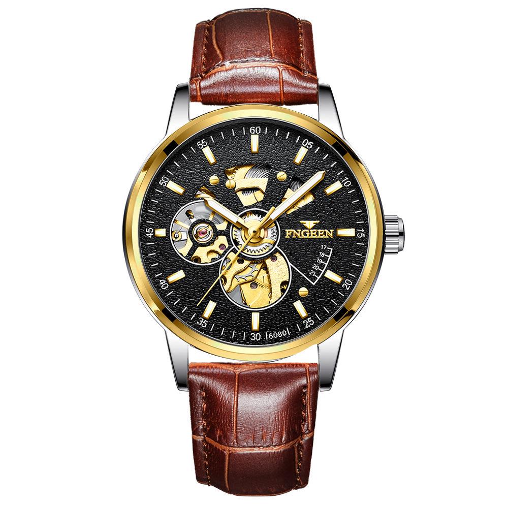 Fen Zun Men s 2020 Trendy Skeleton Automatic Watch