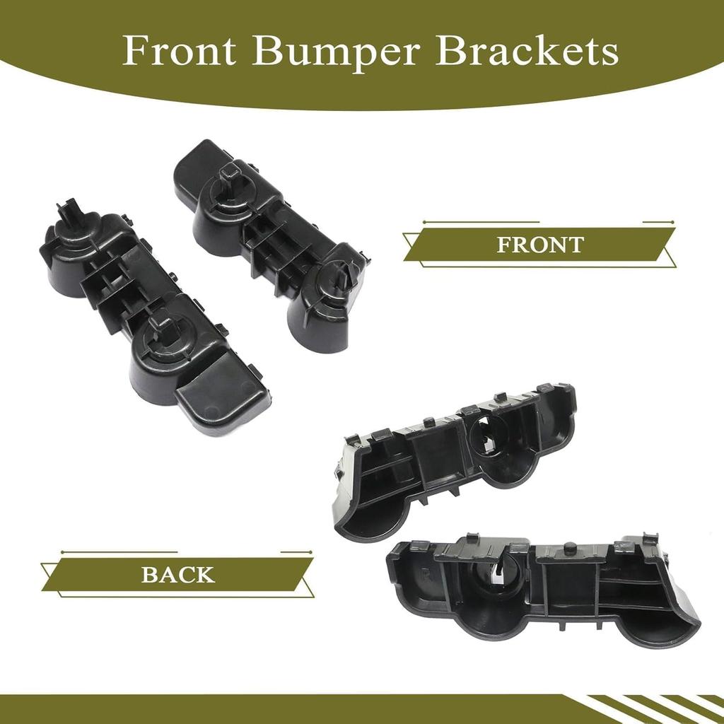 Priprilod Frontstoßstangenhalter Links&Rechts Kompatibel mit Nissan Maxima Kompatibel Mit Limousine 2009-2015# 62221-9N00A 62220-9N00A