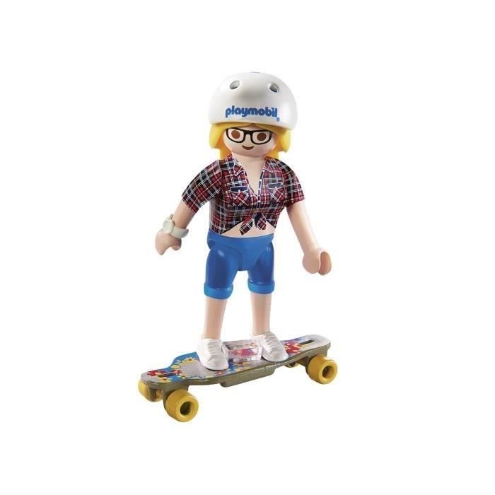Playmobil special plus - skateuse - modèle avec accessoires de skate - pour enfants à partir de 4 ans