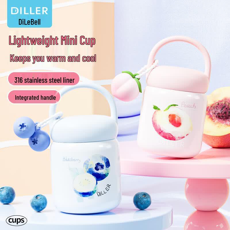 Diller Women s Mini Portable Insulated Bottle 200ml