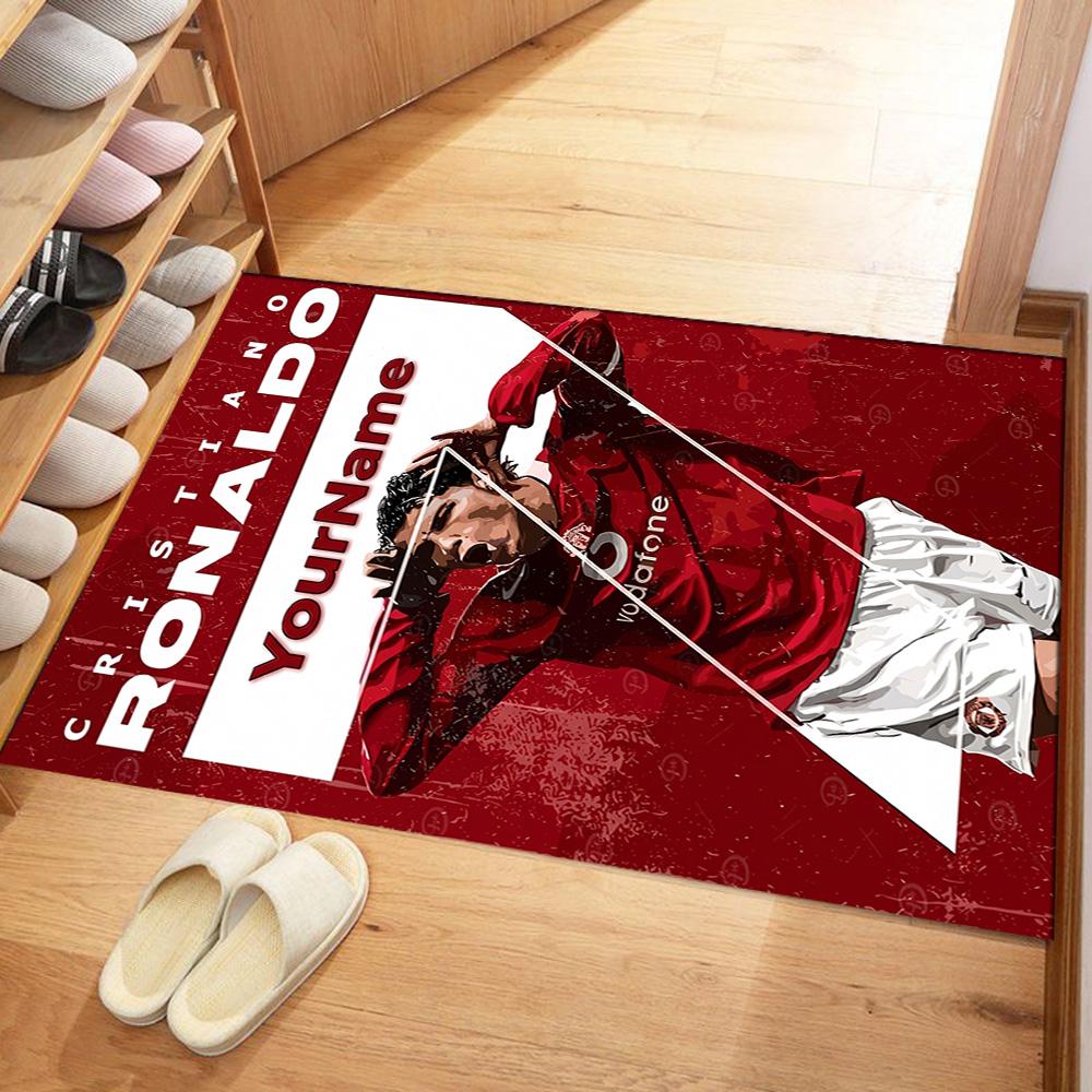 Manchester Customizable Name Floor Rug Office Rug Design for Hallway Decorate room Dining Room Kitchen Anti-slip Rug Office home decor