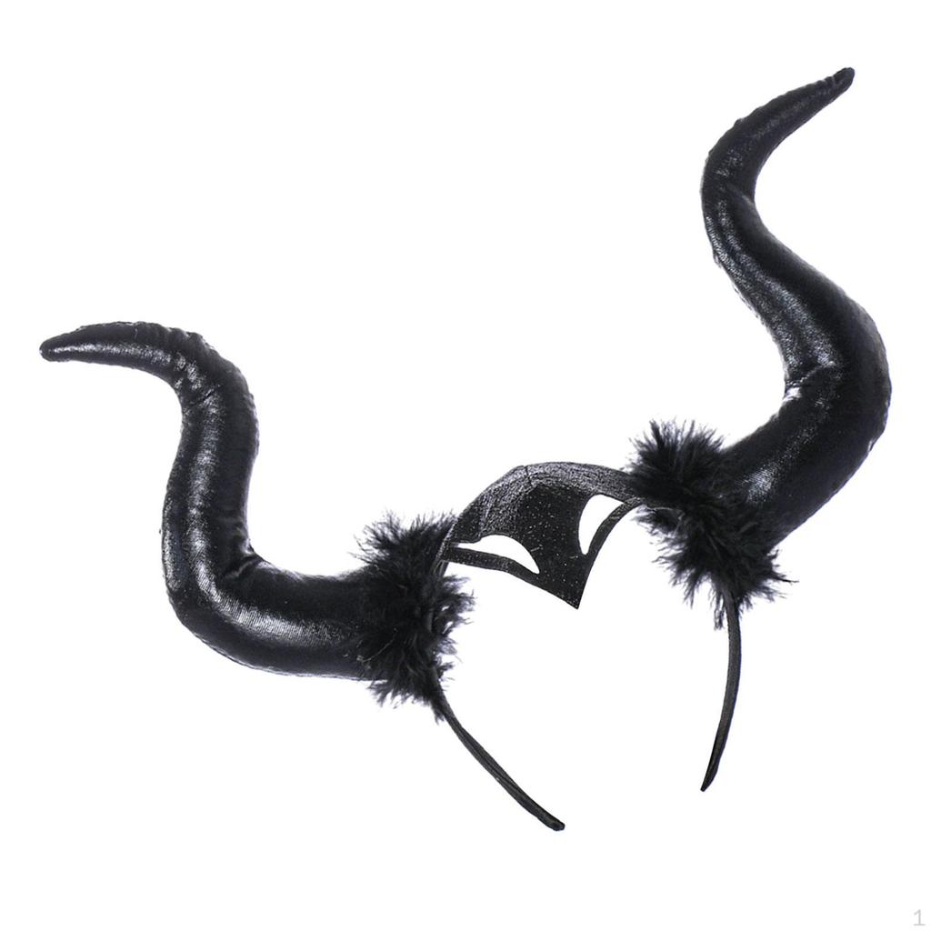 Halloween-Hörner Haarreif Teufelskopf-Haarreif für Partyzubehör