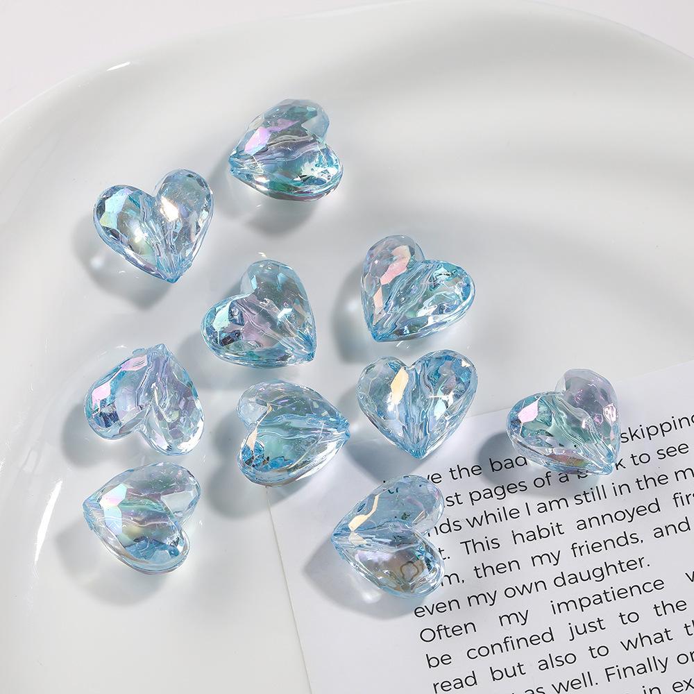 20Pcs Symphony Acrylic Love Crystal Beads DIY Jewelry Accessories