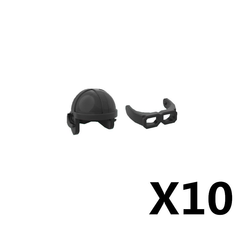 MOC Soldat Medieval Blocuri de Construcții Rege Barba Cască Militară Esarfă Ochelari Curea Pălărie de cowboy Capă de rață Mini Jucării Cadou de cărămidă K042