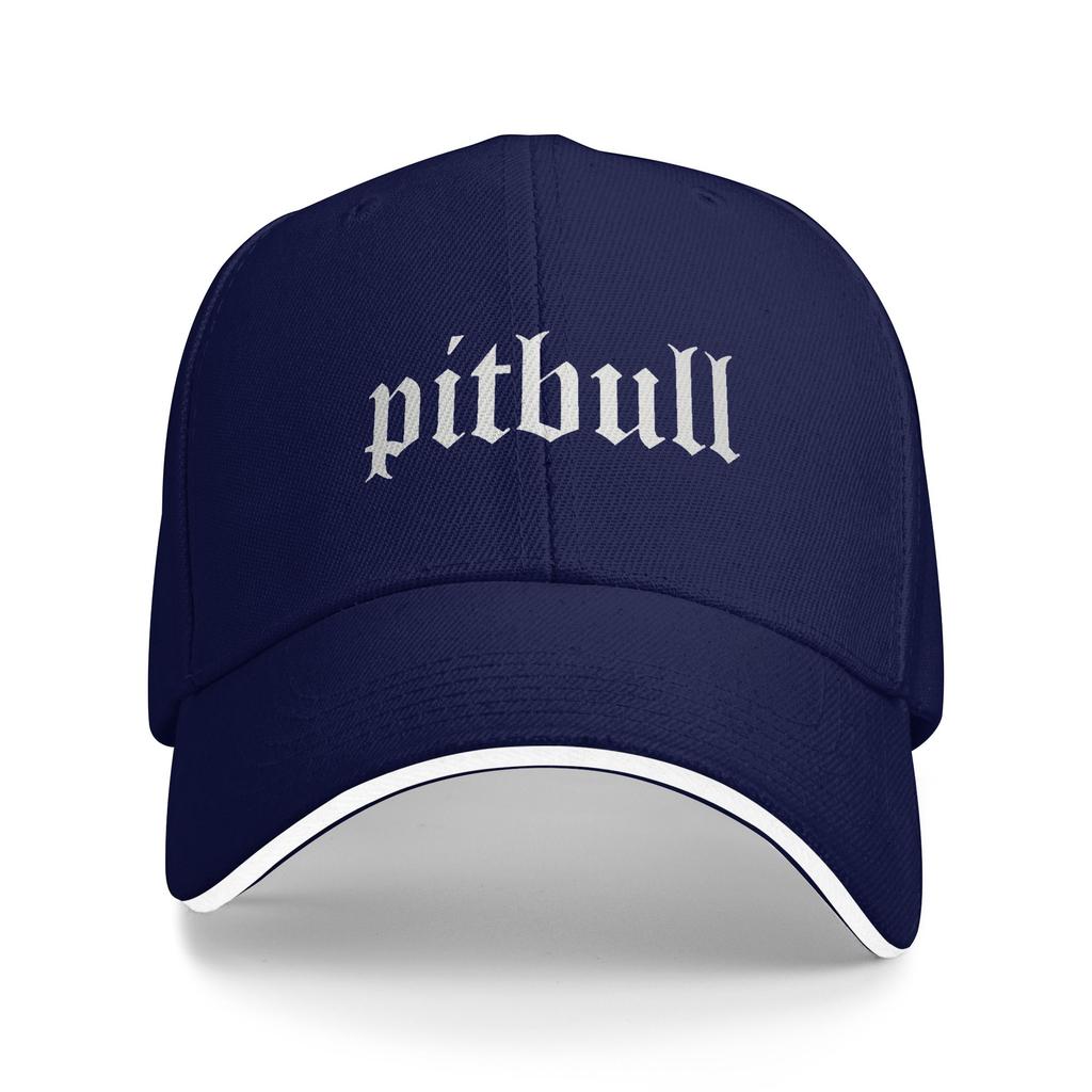 Rapper Pitbull White Sun Baseball Cap Spring Streetwear Trucker Hat For Men Adult Tennis Skate Baseball Caps