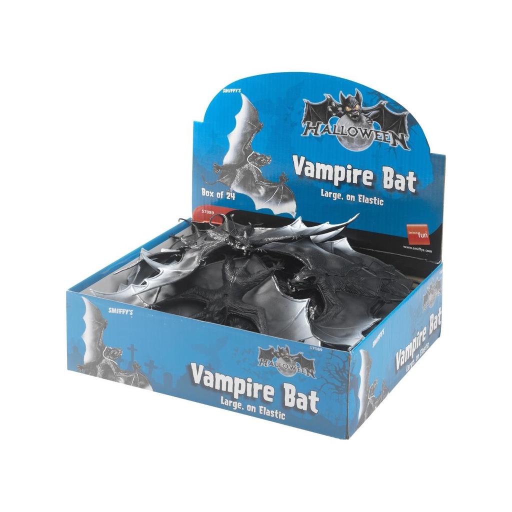Smiffys Vampire Bat Halloween Decoration (Pack of 24)