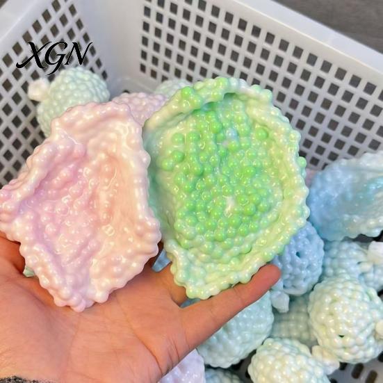 Portable Stress Reliever Bead Filled Crunchy Ball Anxiety Relief Shapeable Squeeze Soft Sensory Toy Travel Moldable Pinch Fidget