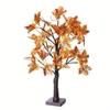 Maple Leaf LED Tree Lamp - Harvest Festival Thanksgiving Red Maple Desktop Decoration Lights