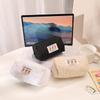 Cute Heart Shape Makeup Bag With Large Capacity For Travel And Storage
