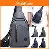 Men Chest Bag Waterproof Oxford Material With Adjustable Strap For Daily Use