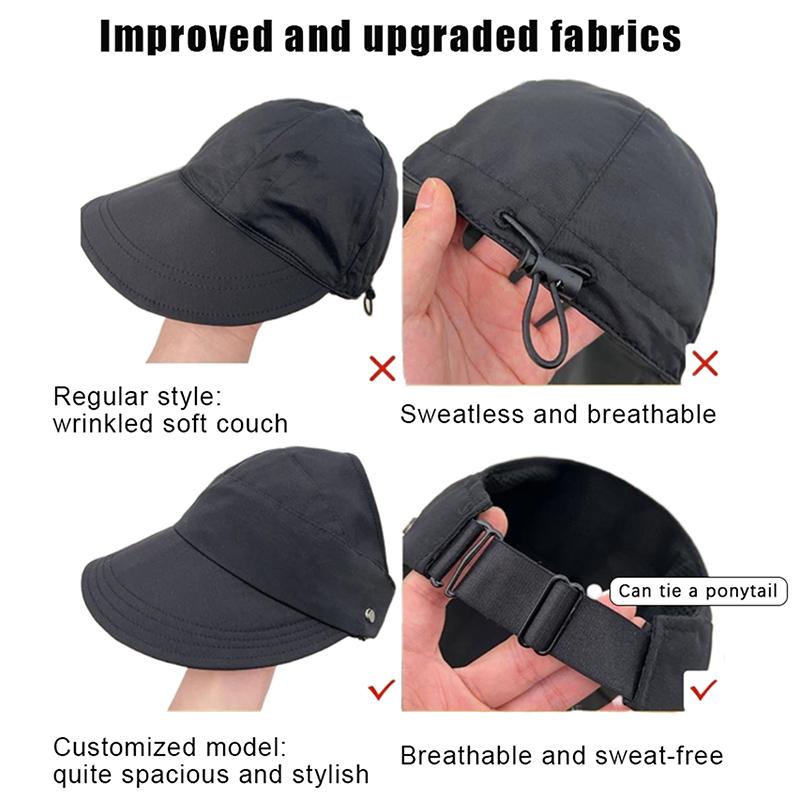 Able Lady Vacation Foldable Sunscreen Hat Beach Cap Casual Hat