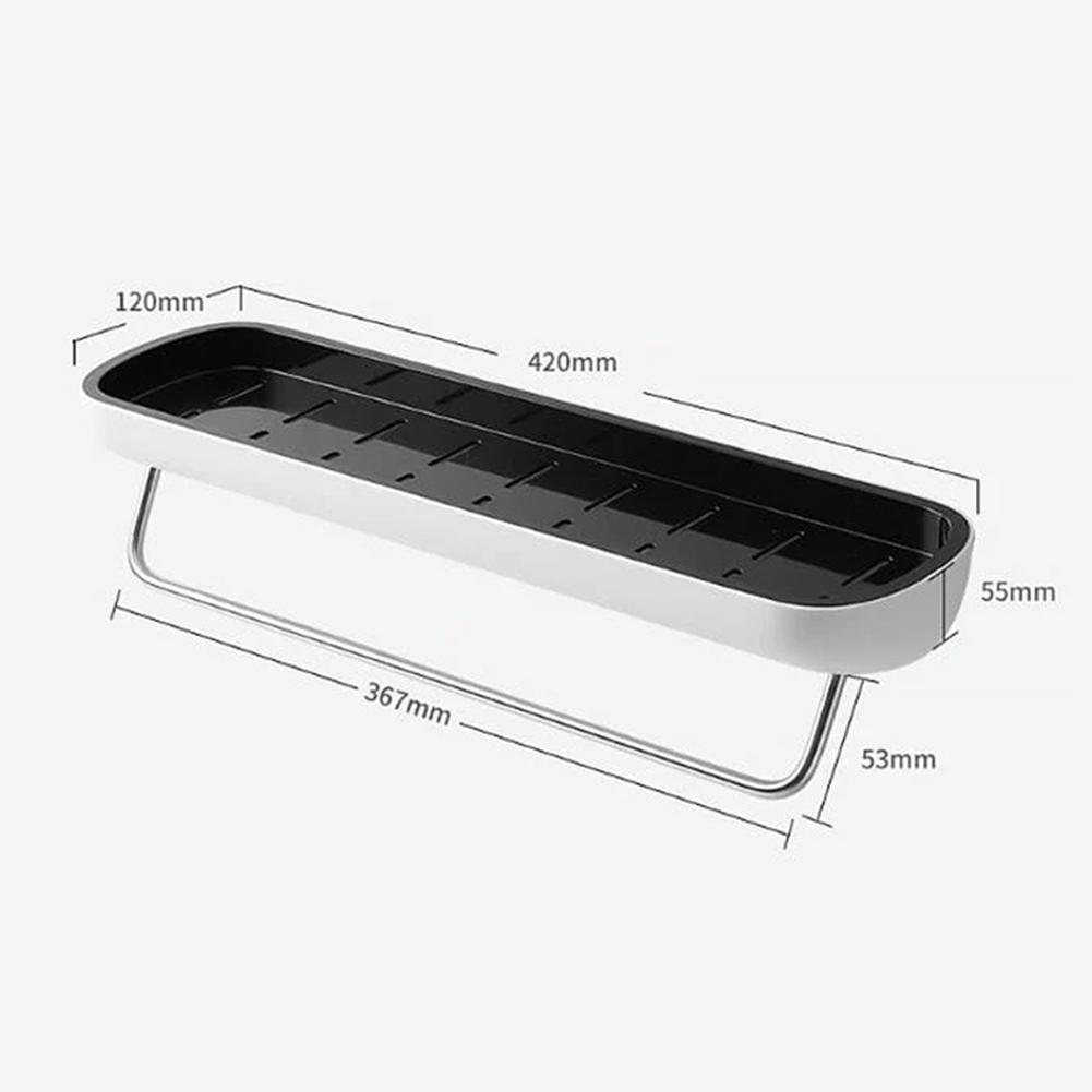 Self-Adhesive Hollow Storage Box Multifunctional Toiletries Shelves For Bathroom Offices