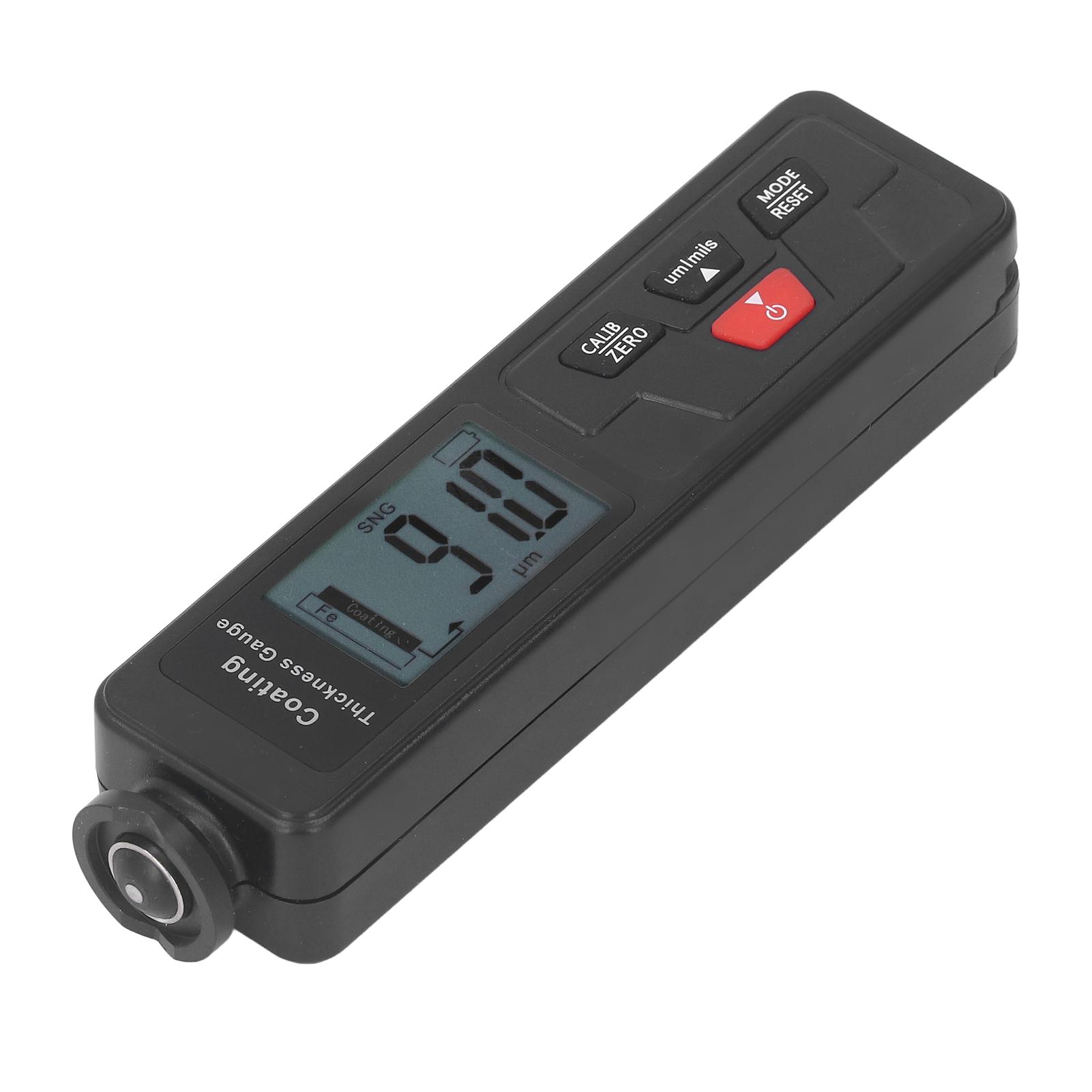 Coating Thickness Tester Accurate Measurement Automatic Paint Identification Coating Thickness Gauge ABS