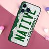 License Plate Number Case For iPhone 16e 16 15 Pro Max 11 12 13 Mini 14 15 Pro Max 15 Plus XR Phone Back Cover