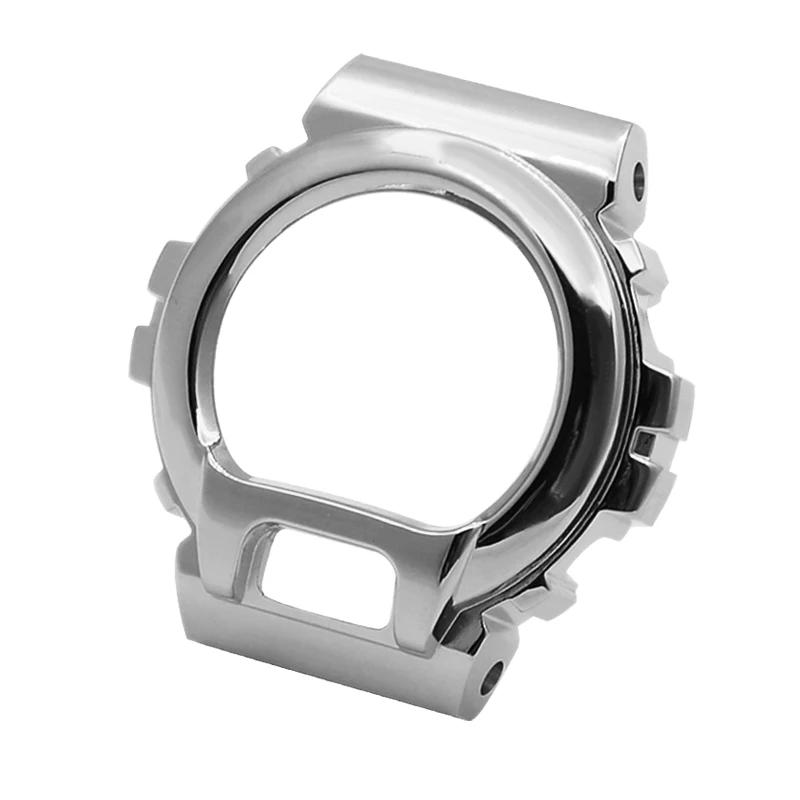 

Мод-комплект для оновлення DW6900 Для Casio G-Shock 3230 DW-6900 З діамантовими акцентами Сріблястий /Золотий / Чорний / Райдужний Корпус та браслет з нержавіючої сталі For DW-6900