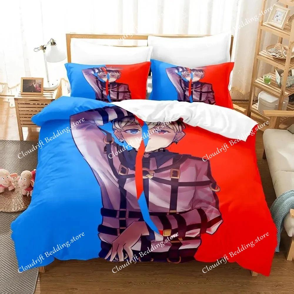 MILGRAM Single Double Queen King Size Bedding Set Boys Bedroom Duvet Cover Set 3D Printed Anime Bed Sheet Set