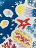 Yagisei Tenugui Hand Bingata Artist Series of Dancing Okinawa Colorful Made In Japan Chū-sen (Dyed Towel) "Sea Lionfish"