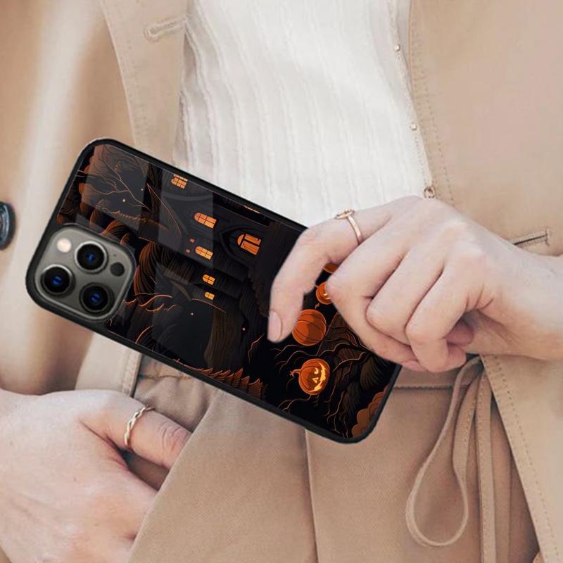 HALLOWEEN PATTERN Magnetic Phone Case For APPLE iPhone 17 Air 16 14 13 12 Pro Max 15 Plus Wireless Charge With MagSafe Cover