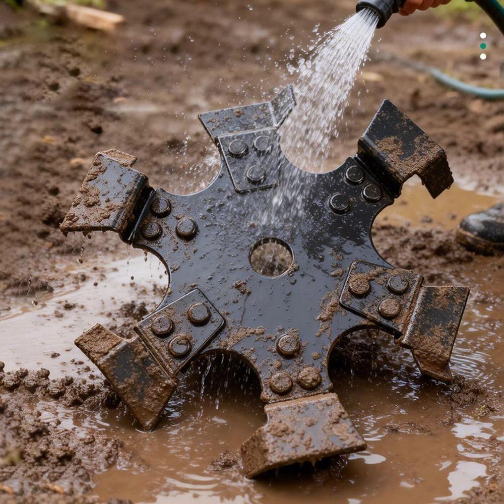 Sturdy Weeding Wheel Reusable Multi-Functional Wheel Reusable Lawn Blade  Deep Plowing