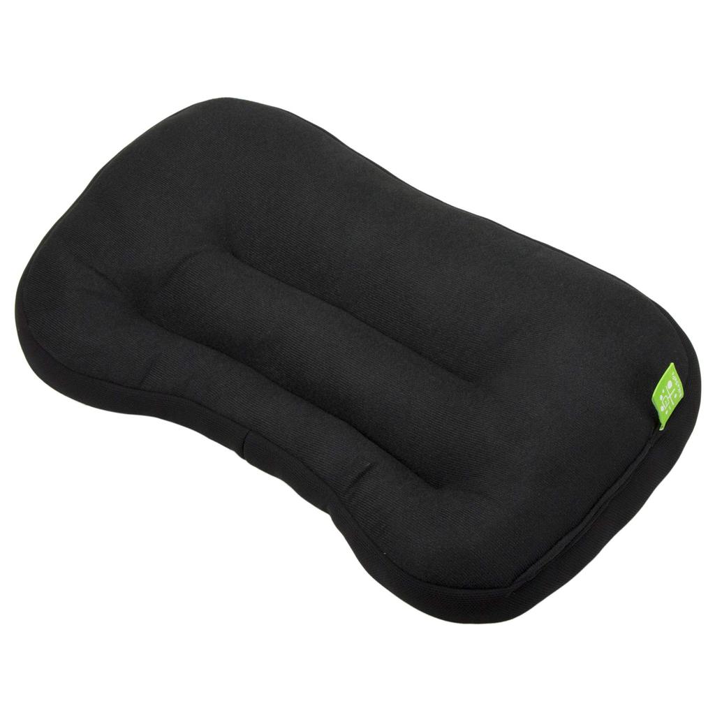 Aqua Dream Lumbar Pillow, Black, 31 x 45 x 9 cm, Low-Rebound, AQ-HB021