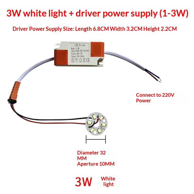 5730SMD LED Light Board Lamp Bead Bulb 3W 36W Long Life Power Supply Driver for Closet or Storage Room