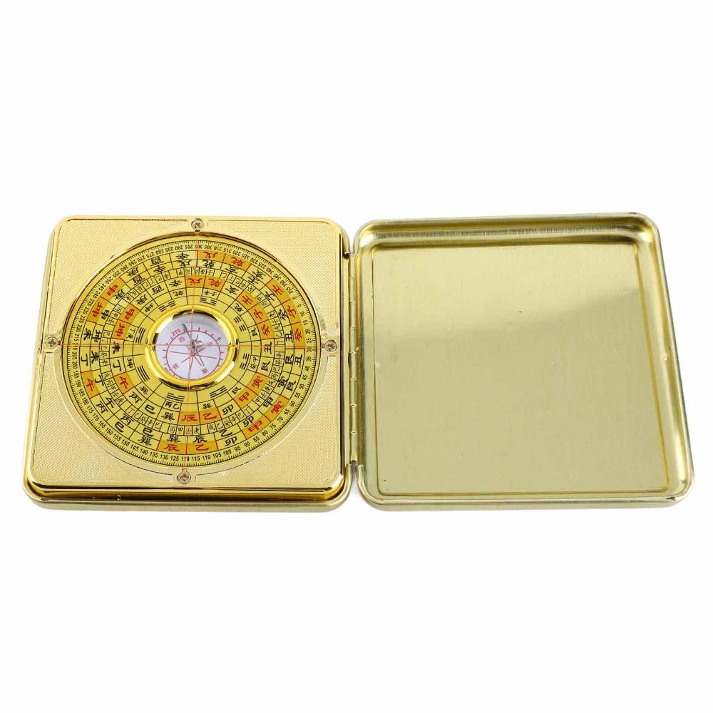Alloy Luo Jing Instrument Square Feng Shui Compass Three Synthesis Plate Residential Feng Shui