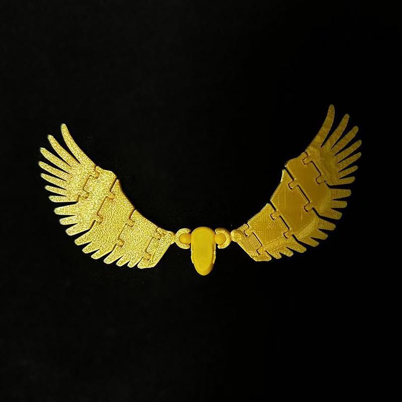 Cartoon Movable Figure With Wings Assembleable Male And Female Luminous Figure Toys