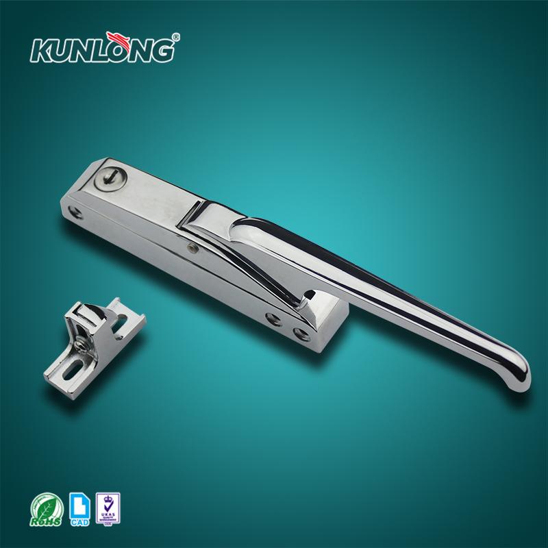 SK1-1200 Industrial Design Zinc Alloy Refrigerator Door Handle Lock for Kitchen & Cold Room Window Use