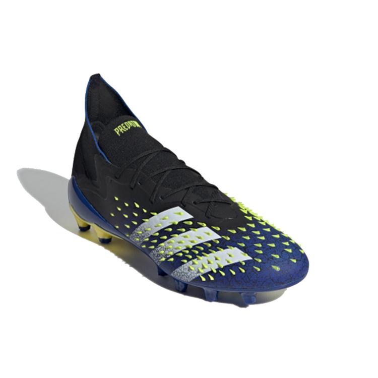 New Adidas Predator Freak .1 Ag 'Black White Blue' FY0742
