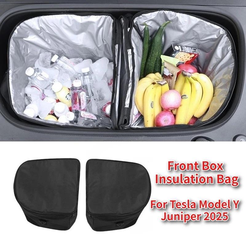 Für Tesla Model Y Juniper Kühler Isolierung Aufbewahrung Organizer Tasche Front Kofferraum Outdoor Picknick Isolierte Kühlertasche Zubehör