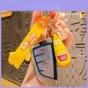 Adorable Cartoon Larva Keychain Couple Backpack Charm Pvc Cute Gift
