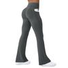 Vinter joggebukser for kvinner Ensfarget uformelle bukser for kvinner Joggebukser i fleece med brede ben og rette bukser