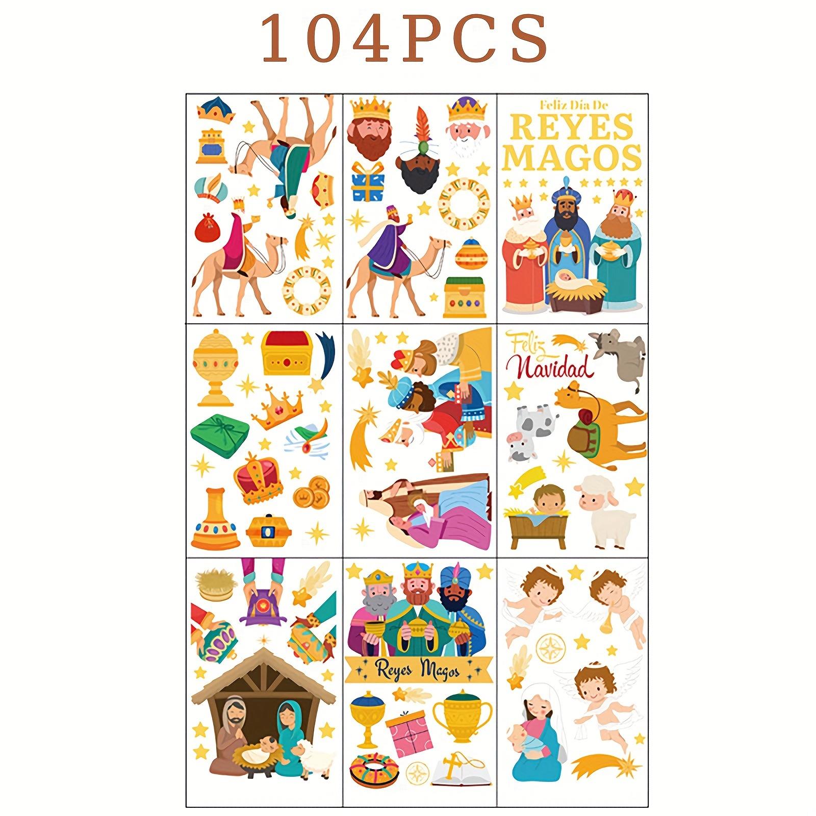 

1set Kings Stickers King s Head Crown Jesus Nativity Scene Baby Shower Birthday Party Jesus Decoratio King Christmas Gift Globos 20x30cm