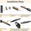 ABWR-Quick Wiring Connection Terminal Circuit Connector 12Wire Connector Nut Kit 80A Splicing Wire Connector