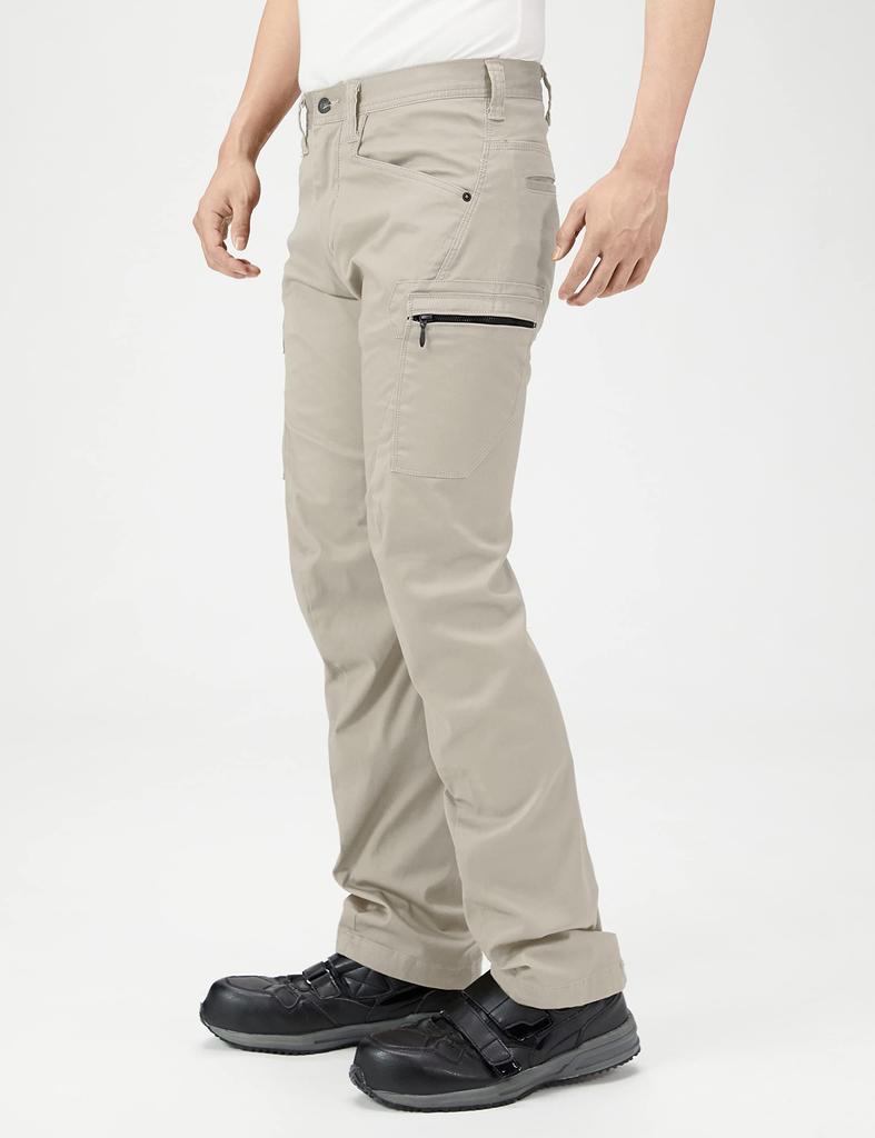 SPODNIE CARGO EVEN RIVER ERX202 03 3D STRETCH, Piaskowy Beż, Na Cały Sezon, Rozmiar L