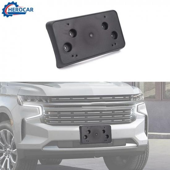 Car Front Bumper License Plate Holder Mount Bracket For Chevy Tahoe Suburban 20+