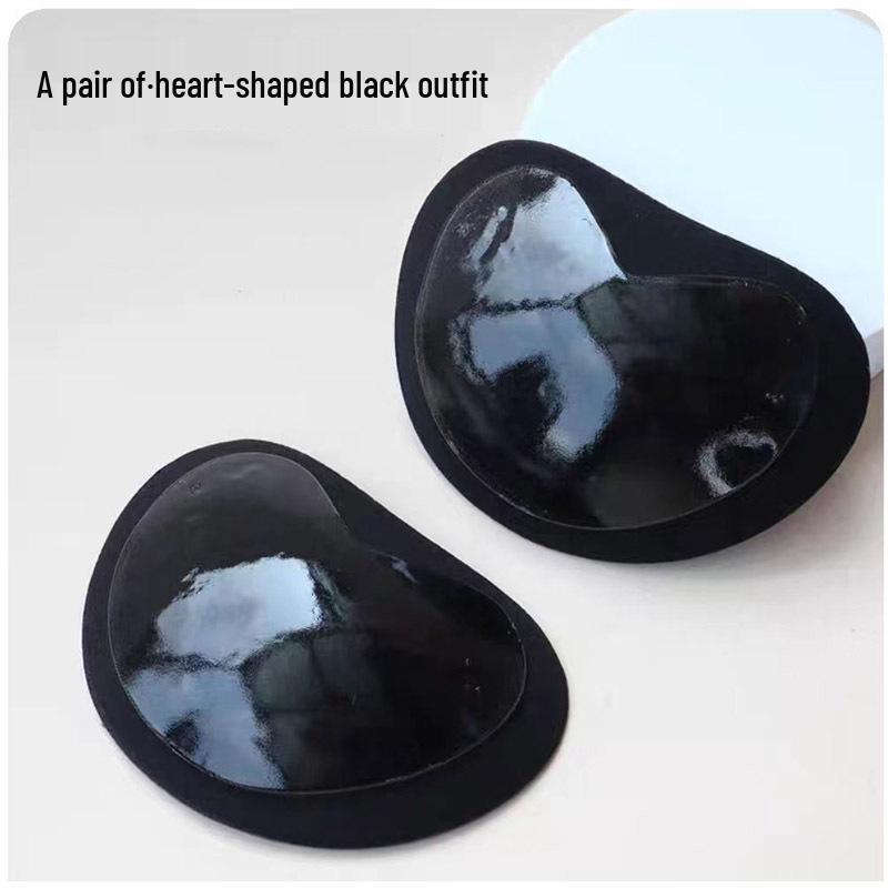 Heart-Shaped Self-Adhesive Thick Silicone Bikini & Underwear Breast Pads