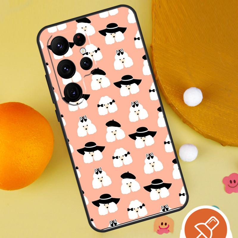 Poodle Dog Funda For Samsung Galaxy S20 FE Note20 Ultra S8 S9 S10 Note 10 Plus S21 S22 S23 Ultra Case