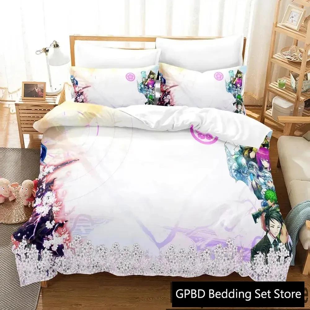 3D Druck Anime Mission Yozakura Familie Bettwäsche Set Jungen Mädchen Twin Queen King Size Bettbezug Kissenbezug Bett Jungen Erwachsene