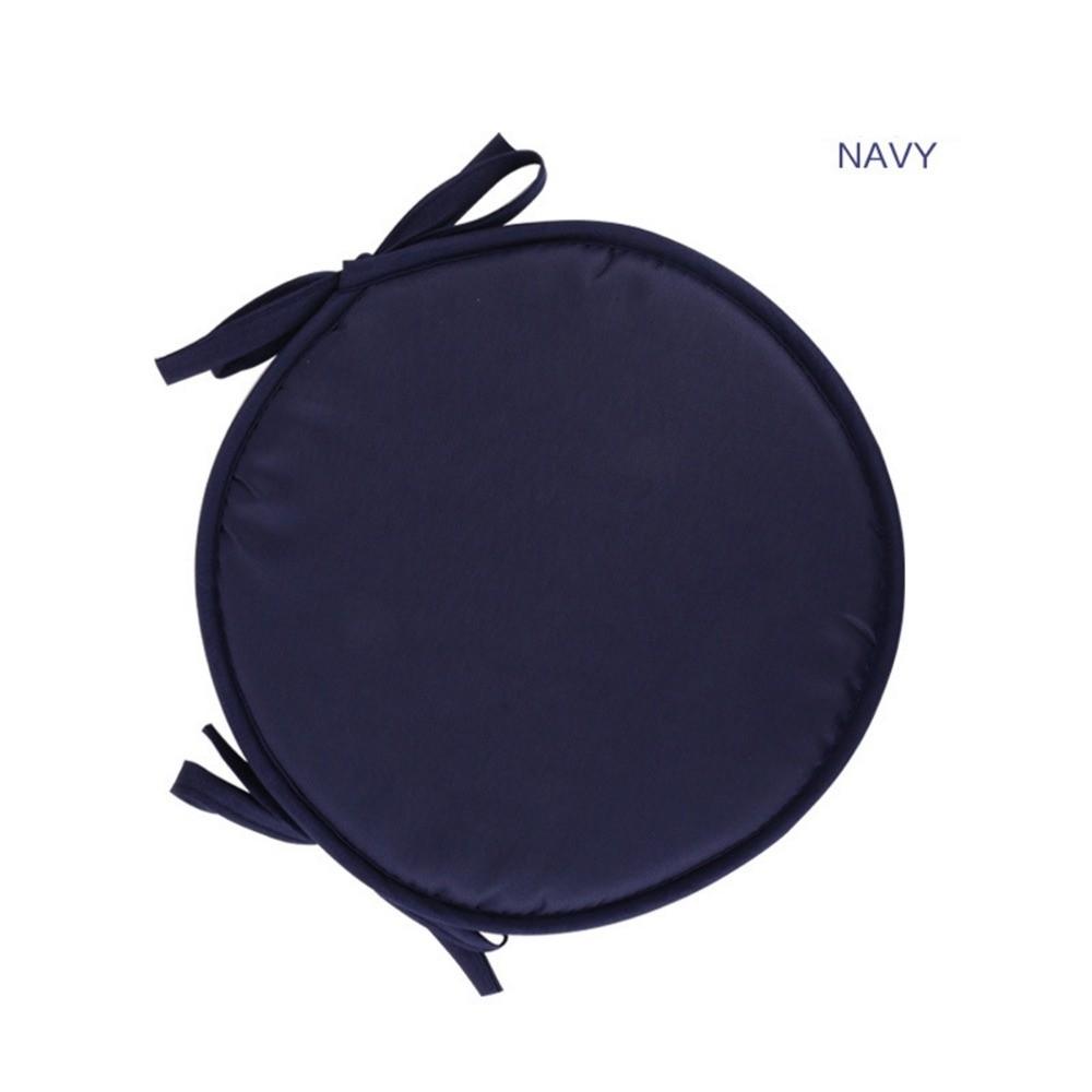 Office Indoor Outdoor Solid Color Washable Home Decoration Seat Pad Round Cushion Chair Cover